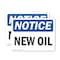 Signmission New Oil, 5 in W x Rectangle, Vinyl Decal OS-2PACK-NS-D-35-L-14330 - alternate 1